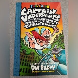 Captain Underpants Full Colour Book Terrifyingly Turn of Tippy Tinkletrousers